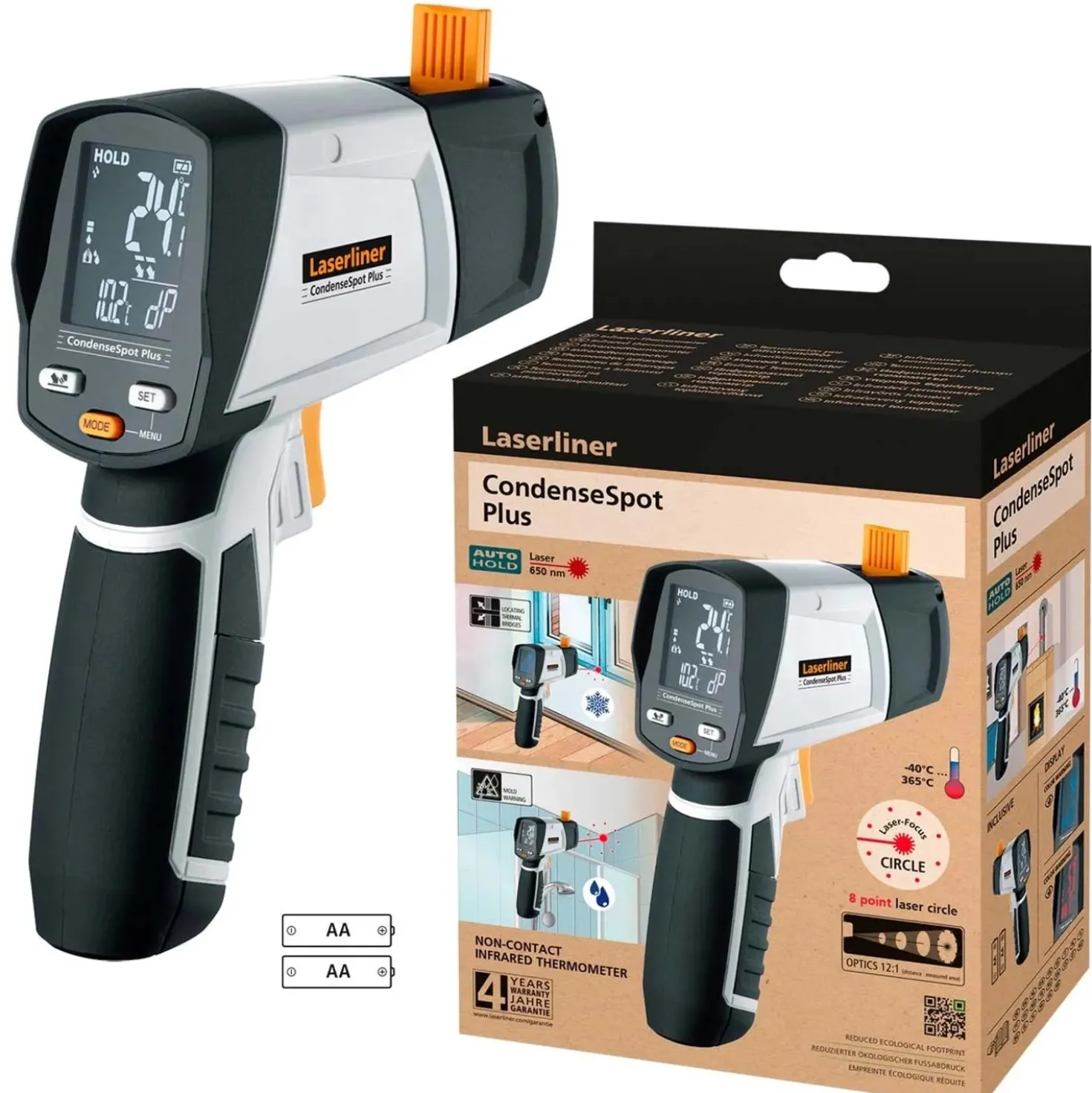 Misuratore di temperatura laser