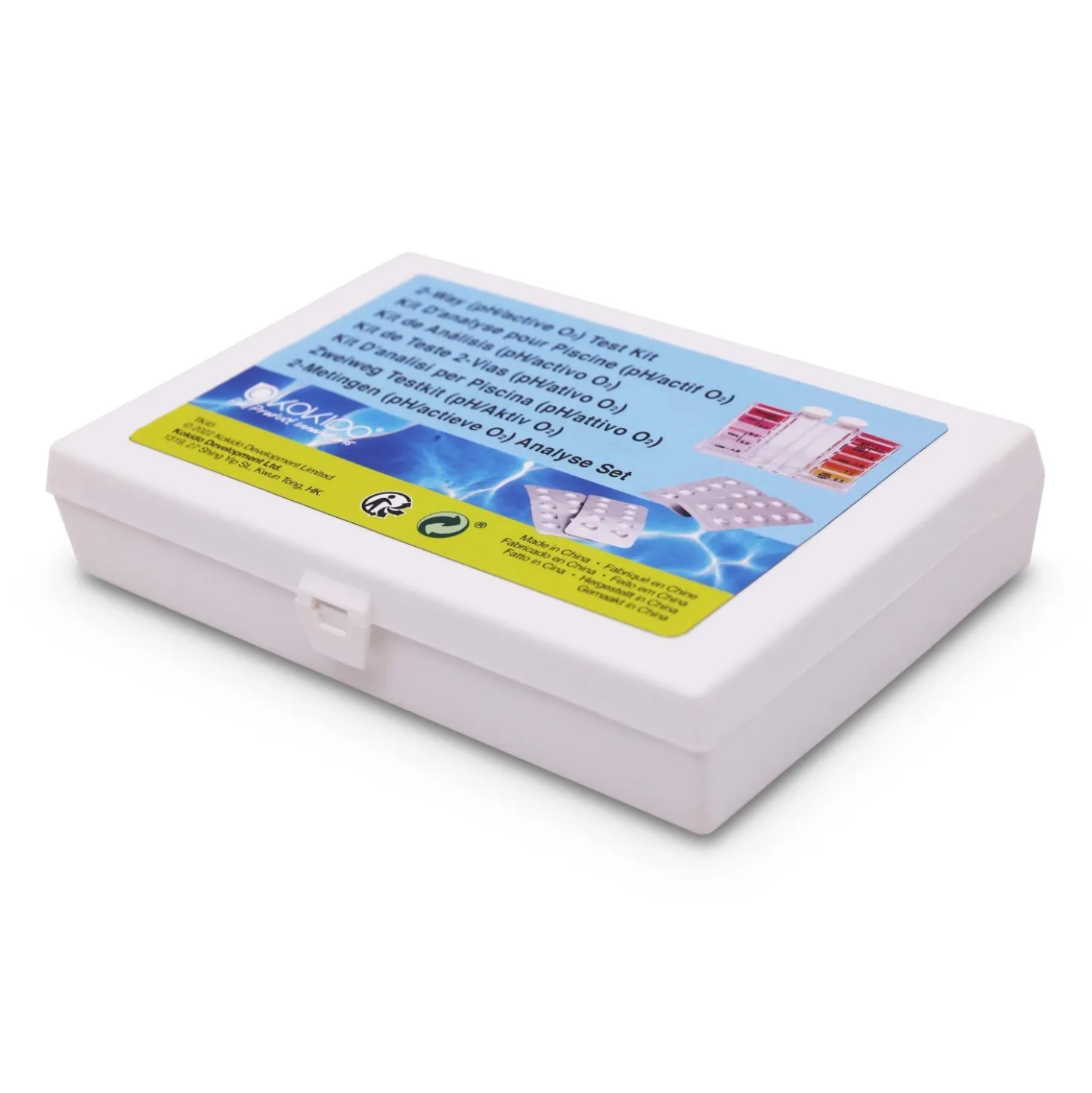 Misuratore ecocloro PH e ossigeno 40 pastiglie