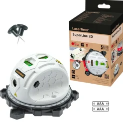 Misuratore laser 2 assi allineati