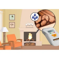 Misuratore umidità per materiali compatto