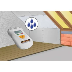 Misuratore umidità per materiali compatto