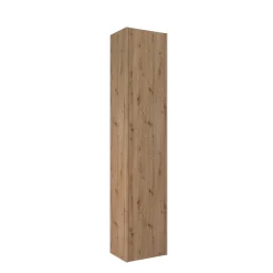 Mobile bagno a colonna revers sospeso Modula 1 anta 34x162x25 cm rovere nodato