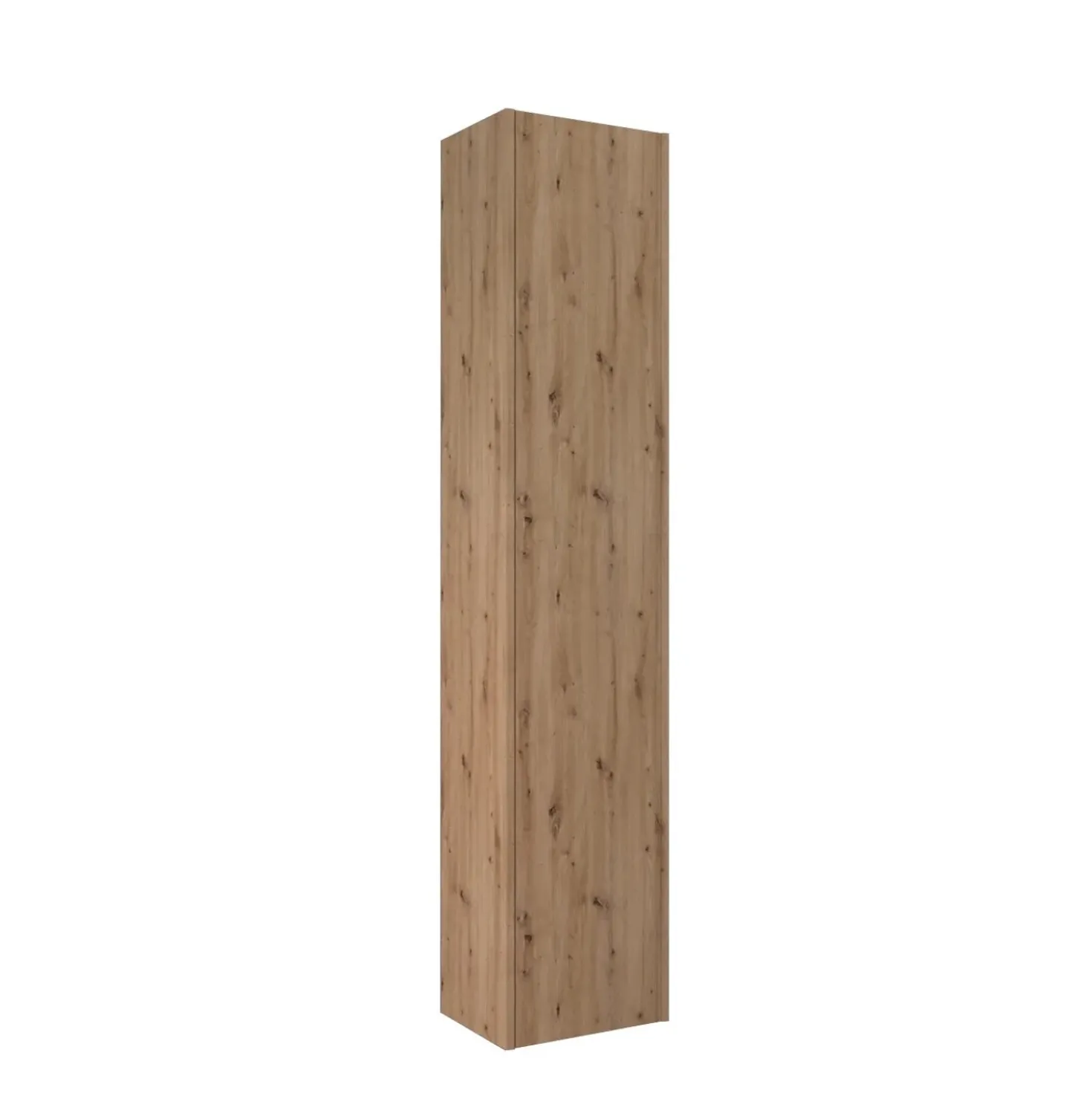 Mobile bagno a colonna revers sospeso Modula 1 anta 34x162x25 cm rovere nodato