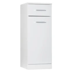 Mobile bagno a terra 30x78 cm bianco lucido