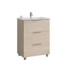 Mobile bagno base lavabo a terra Chloe 59,5x79x45,5 cm olmo rousseau