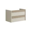 Mobile bagno base lavabo Riviera 79,5x50x45,5 cm sabbia opaco laccato