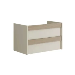 Mobile bagno base lavabo Riviera 79,5x50x45,5 cm sabbia opaco laccato