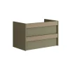 Mobile bagno base lavabo Riviera 79,5x50x45,5 cm salvia opaco laccato