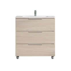 Mobile bagno base lavabo a terra Chloe 79x79x45,5 cm olmo rousseau