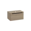 Mobile bagno base lavabo sospeso 1 cassetto Integra Round 100 cm golden oak