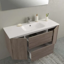 Mobile bagno base sospesa Mind 120x45x54 cm legno