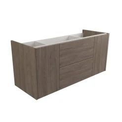 Mobile bagno base sospesa Mind 120x45x54 cm legno