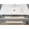 Mobile bagno base sospesa Cube 80 cm rovere grigio