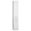 Mobile bagno colonna a terra 33x180 cm bianco lucido