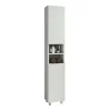 Mobile bagno colonna a terra Chloe 30x181x34 cm bianco frassino