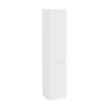 Mobile bagno colonna sospesa con portabiancheria Integra Round 40x180 cm bianco