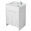 Mobile bagno lavabo a terra Pratiko 60x50x85 cm bianco
