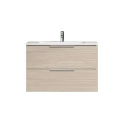 Mobile bagno sottolavabo sospeso Chloe 80x50x45 cm olmo rousseau