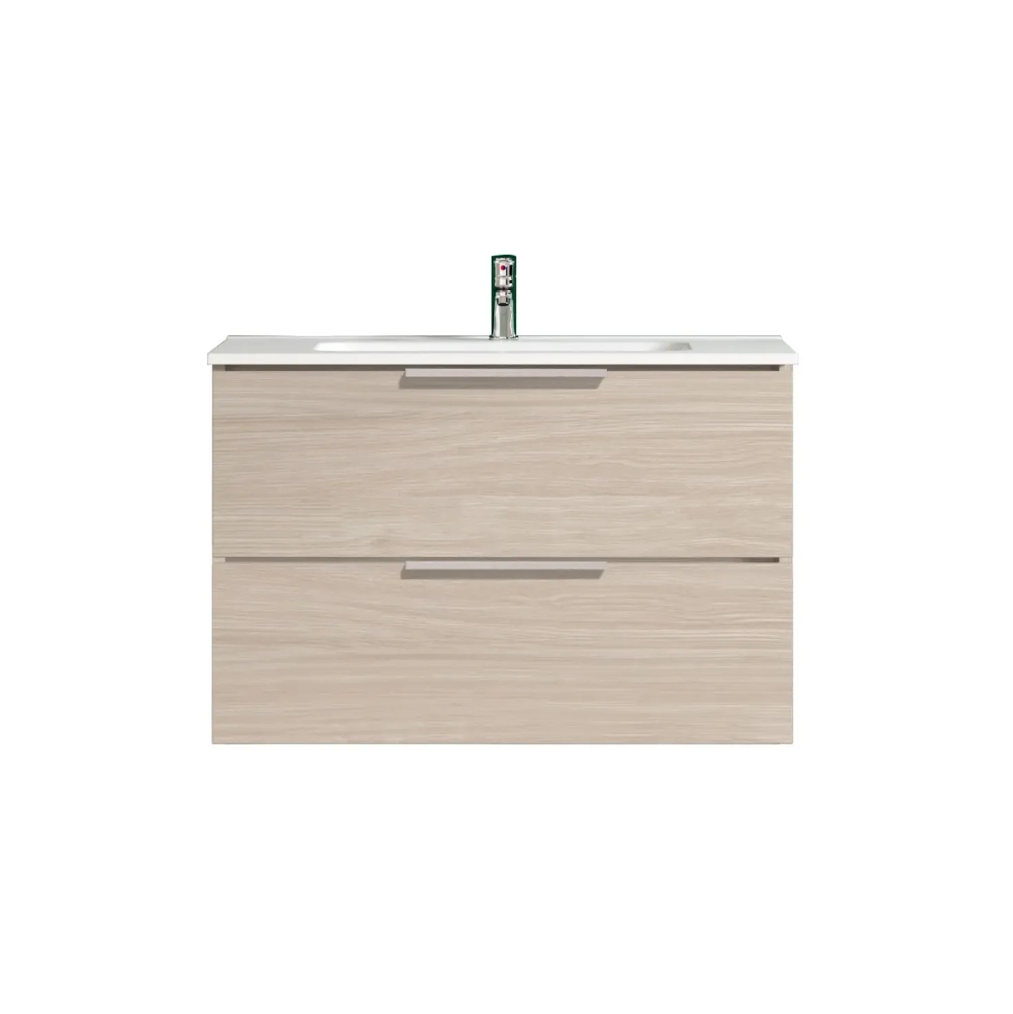 Mobile bagno sottolavabo sospeso Chloe 80x50x45 cm olmo rousseau