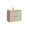 Mobile bagno sottolavabo sospeso Chloe 60x50x45 cm olmo rousseau