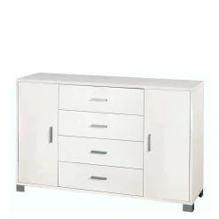 Mobile cassettiera in kit Sarmog 4 cassetti 112x70x41 cm bianco