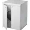 Mobile coprilavatrice in pvc 70x60x94 cm bianco