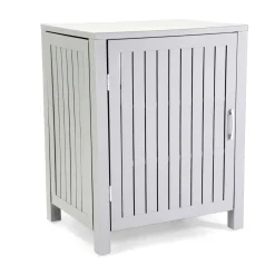 Mobile da esterno in alluminio bianco 70x54,5x90 cm