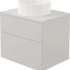 Mobile lavabo con lavabo granito Idrostile 600x520 mm cachemire