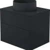 Mobile lavabo con lavabo granito Idrostile SlowMotion 600x520 mm nero