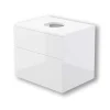 Mobile lavabo con piano Idrostile 600x520 mm bianco brillante