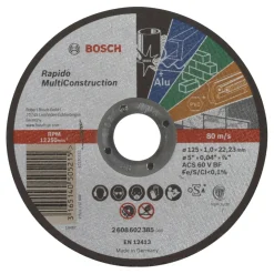 Mola da taglio rapido Bosch multiuso 125 mm