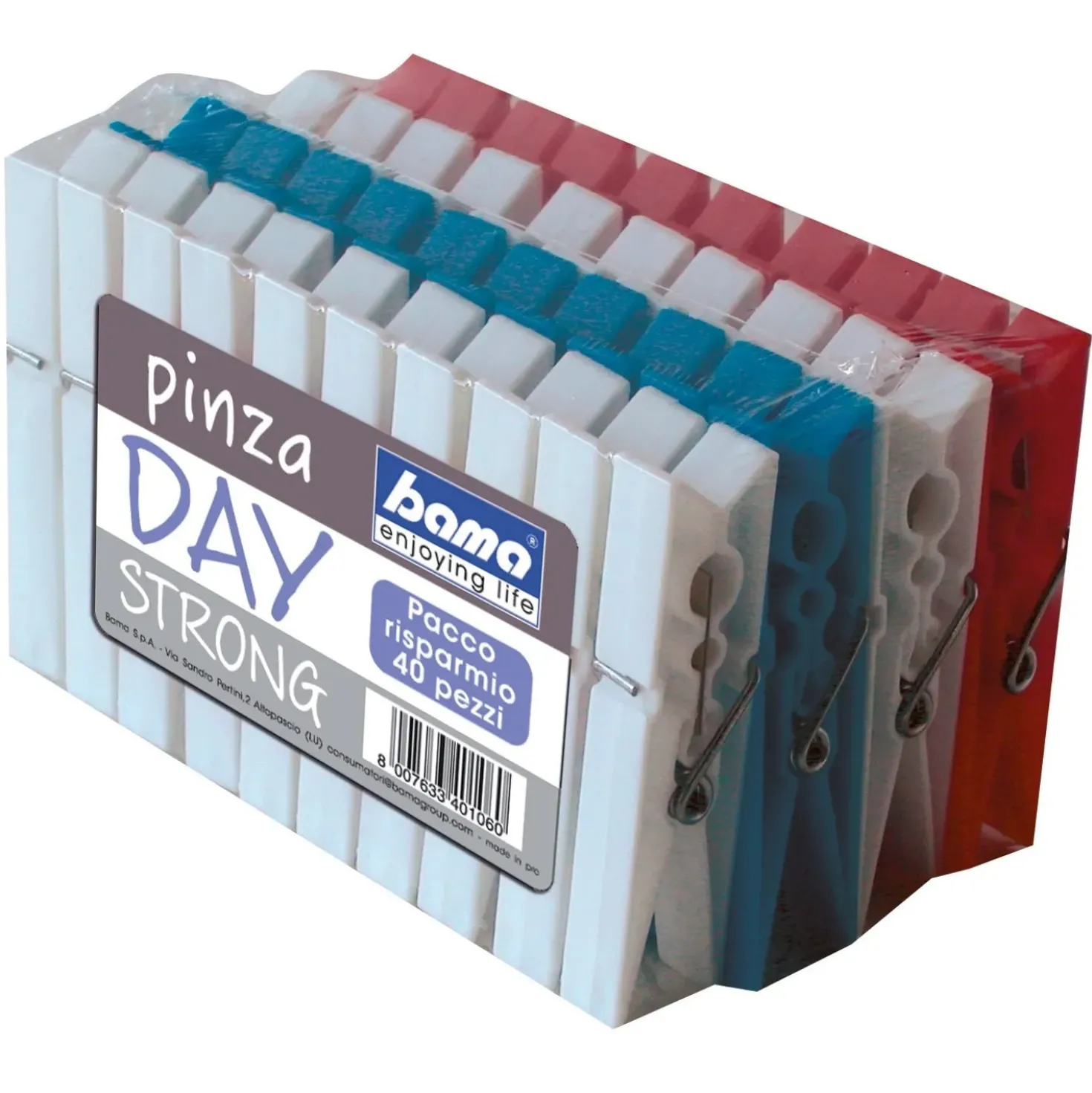 Mollette bucato Day set 40 pz