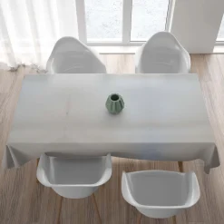 Mollettone stampato al metro disegno Bianco/Bianco H140x20 m
