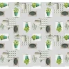 Mollettone stampato Padua D-c-fix Jardin Aromatique 140 cm x 20 m al metro