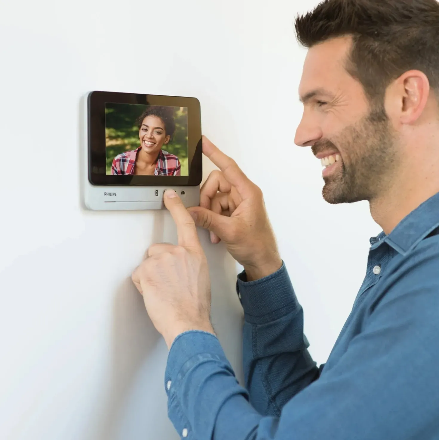 Monitor supplementare 7" a 2 fili per videocitofoni WelcomeEye Philips