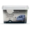 Moon decorativo Glitterato Grigio Tortora