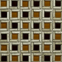 Mosaico decorativo Cesto orange 29,5 cm x 29,5 cm