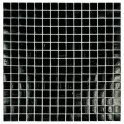 Mosaico pasta di vetro Silk STON nero