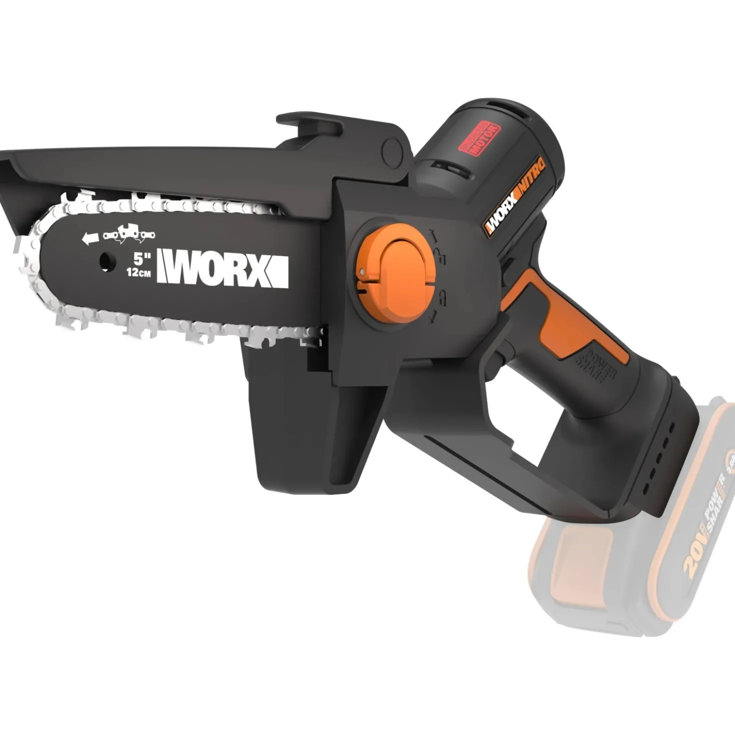 Motosega a batteria Worx per potatura a una mano WG325E.9 20 V - solo macchina