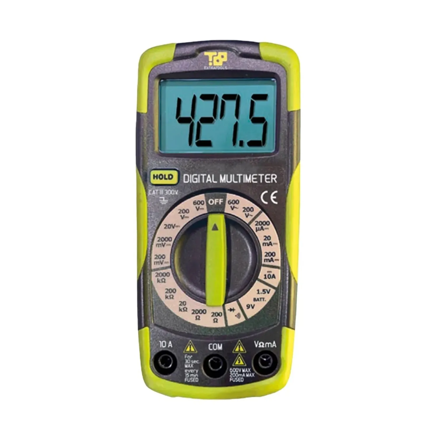 Multimetro digitale professionale tensione AC/DC 600V Corrente DC 10A