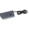 Multipresa da scrivania Bticino con interruttore 2 prese USB da 3A grigio