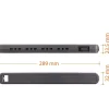 Multipresa elettrica Bticino Ultraslim 4 Prese Bipasso Interruttore nero