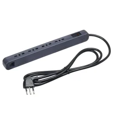 Multipresa elettrica Bticino Ultraslim 4 Prese Bipasso Interruttore nero