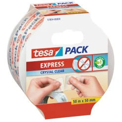 Nastro adesivo da imballaggio Tesa con taglio facilitato 50 mm x 50 m trasparent