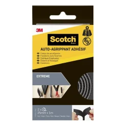 Nastro adesivo per fissaggio Scotch Extreme Fasteners 25 mm x 1 m nero