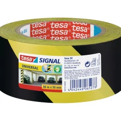 Nastro adesivo segnaletico Signal Universale Tesa 50 mm x 66 m giallo e nero