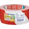 Nastro adesivo segnaletico Signal Universale Tesa 50 mm x 66 m rosso e bianco