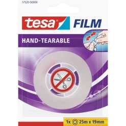 Nastro adesivo Tesa con strappo manuale 19 mm x 25 m trasparente