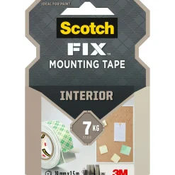 Nastro biadesivo per montaggio da interni Scotch-Fix 19 mm x 1,5 m