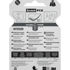 Nastro biadesivo per montaggio da interni Scotch-Fix 19 mm x 1,5 m